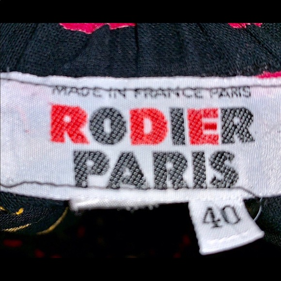 Vtg 80’s Rare RODIER PARIS Colorful Skirt - Picture 3 of 3